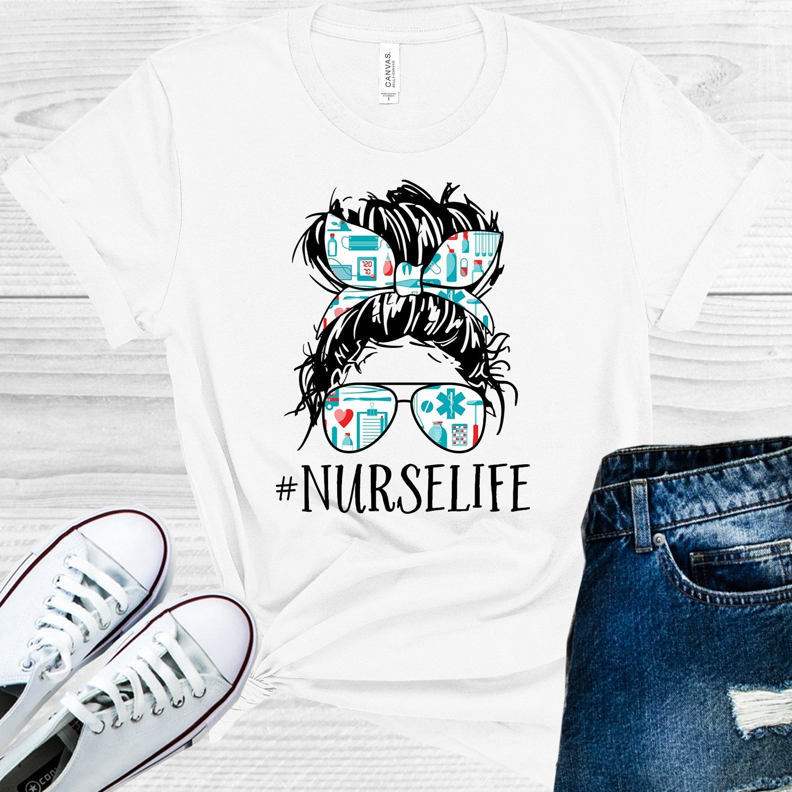 Nurse Life #nurselife Graphic Tee