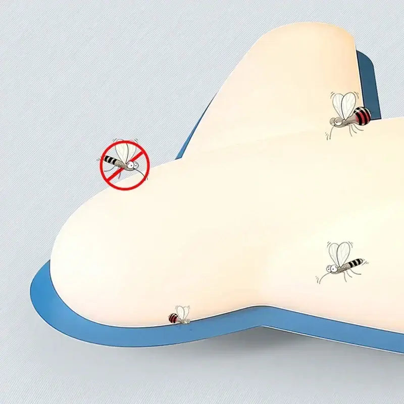 Off-white airplane ceiling chandelier for children's room
