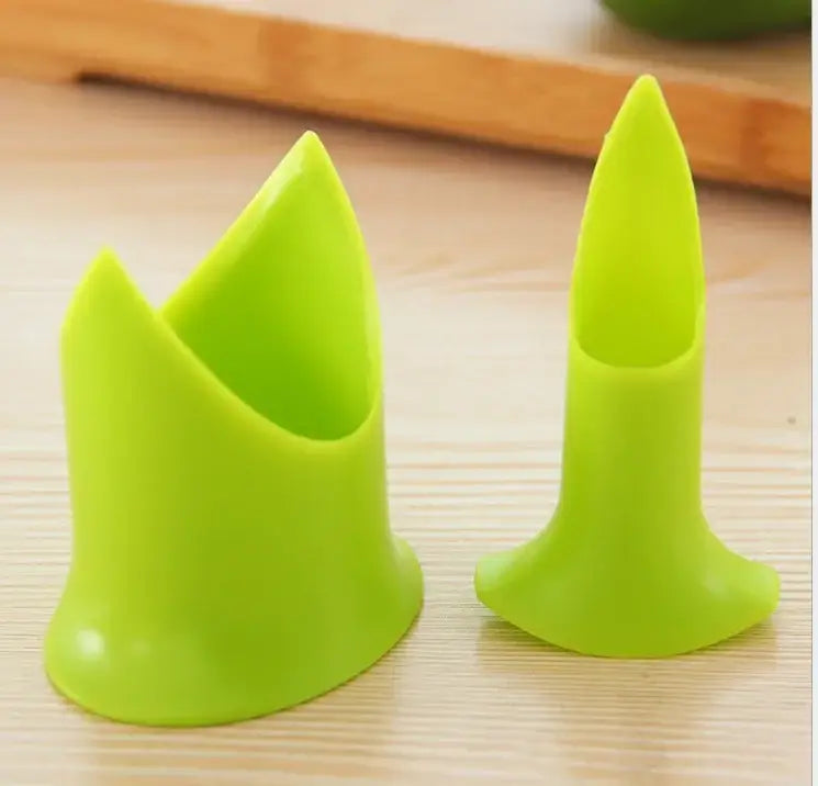 Orange 2pcs vegetable cutter corer seed remover kitchen gadget