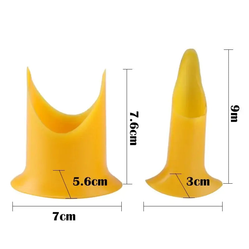 Orange 2pcs vegetable cutter corer seed remover kitchen gadget