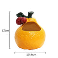 Orange ceramic fruit ashtray living room decorbites ceramic ashtray