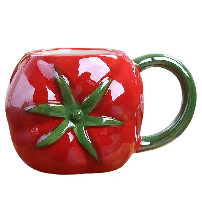 Orange pumpkin fruit ceramic cup kitchen breakfast mug