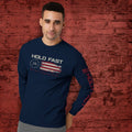 Mens Long Sleeve T-Shirt Seventy Six Flag