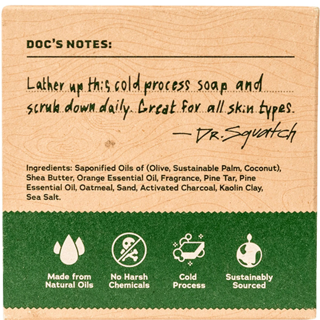 Dr Squatch - Pine Tar Bar Soap