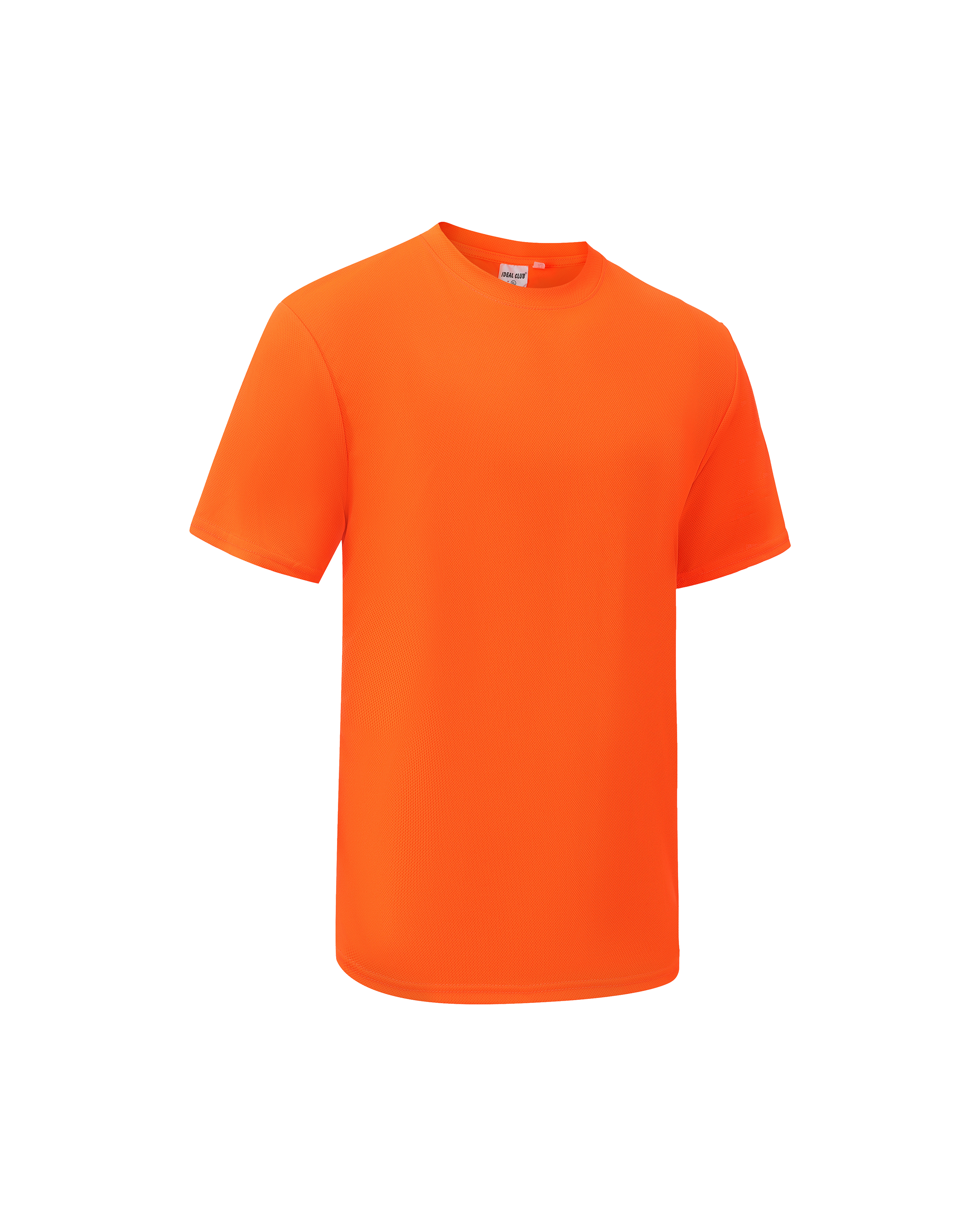 Ideal Club High Visibility Non Reflector Orange Short Sleeve Safety Shirt [R]