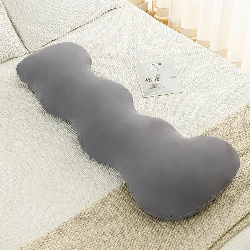 Pastel ice cream wavy plush pillow bedroom decor