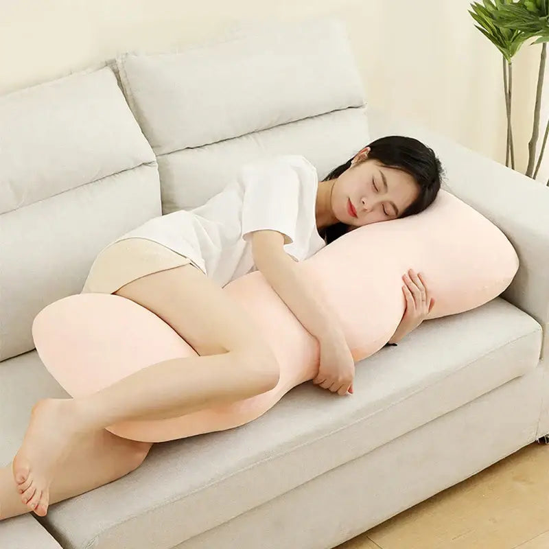 Pastel ice cream wavy plush pillow bedroom decor