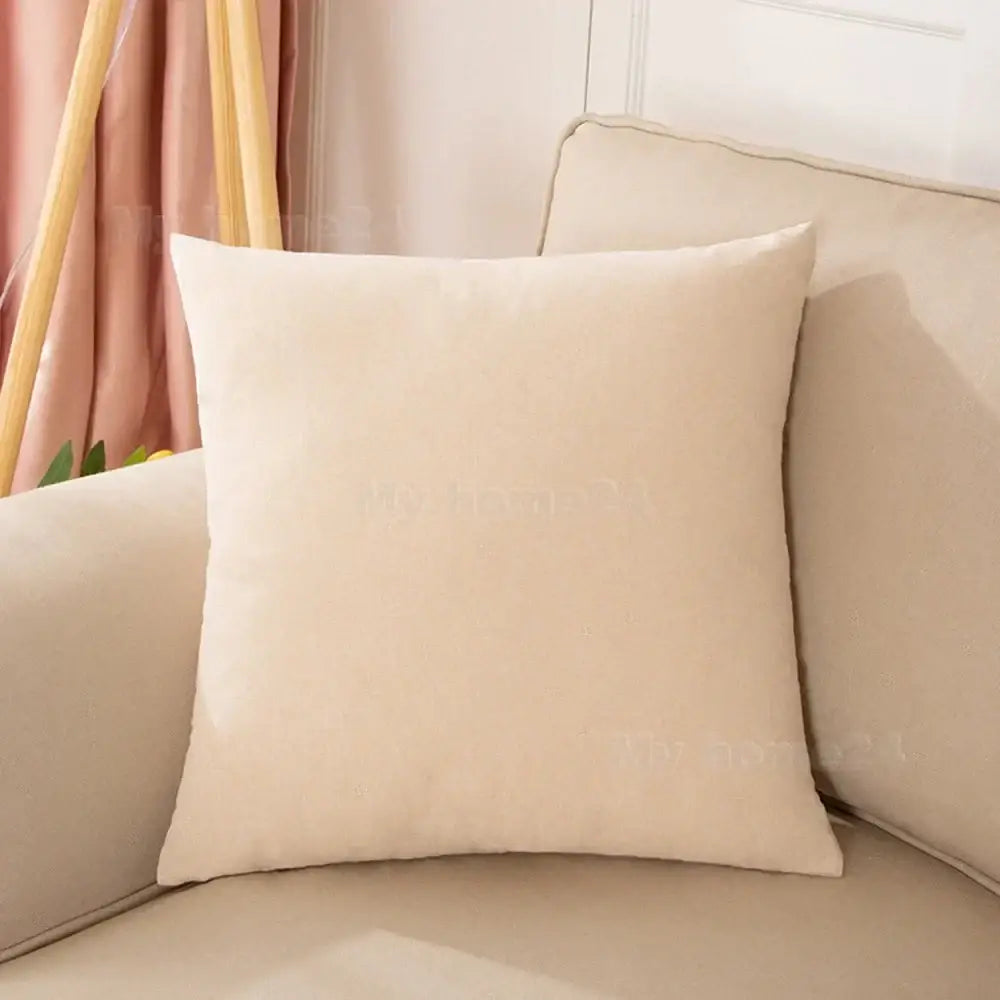 Pastel velvet rectangular pillow cover set living room decor