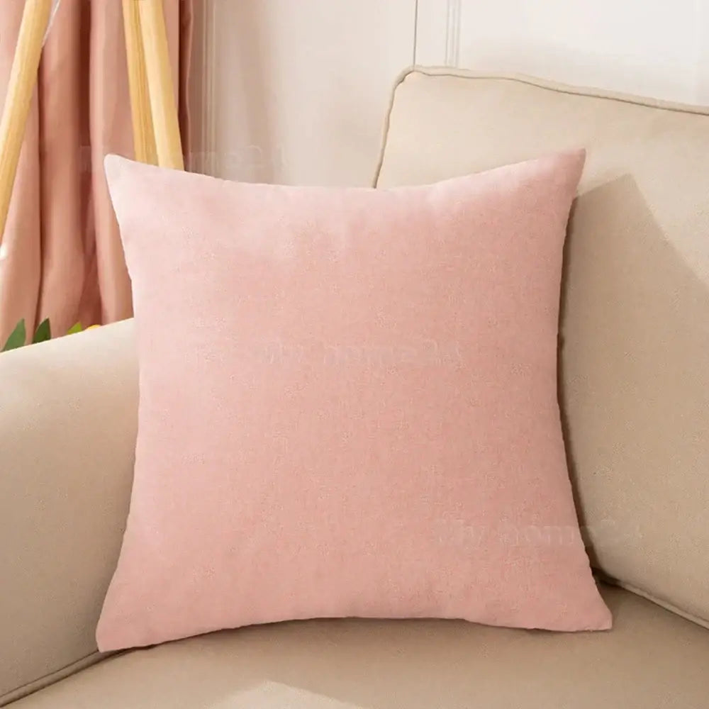 Pastel velvet rectangular pillow cover set living room decor