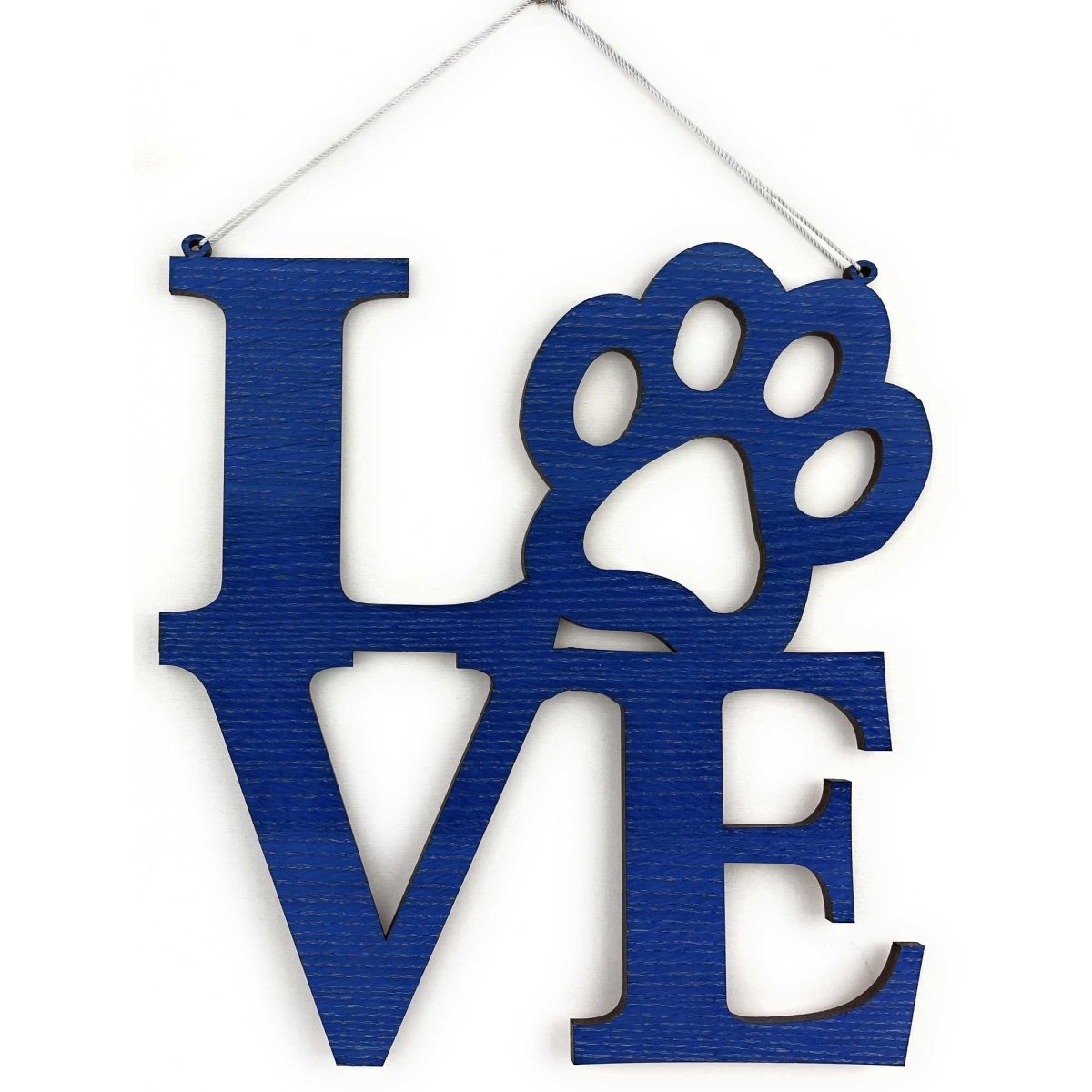 Paw Print Love Sign Wall Decor