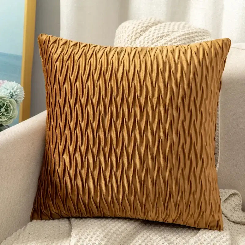 Plush black & white houndstooth cushion cover bedroom bow pillow