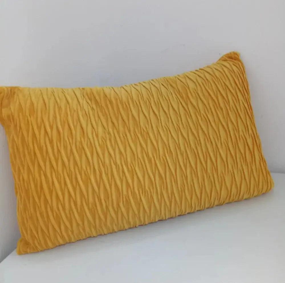 Plush black & white houndstooth cushion cover bedroom bow pillow