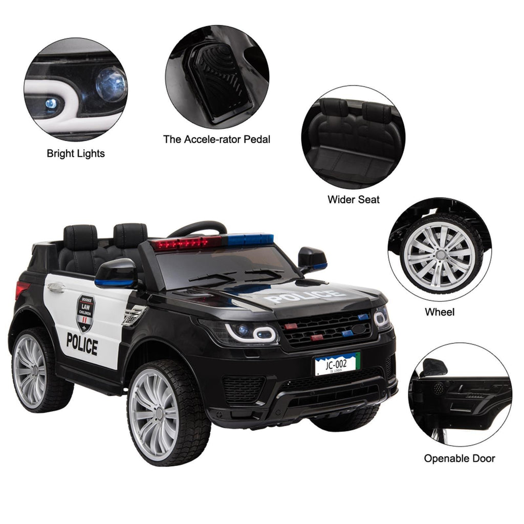 Police SUV Ride-On Car for Kids with 3 Speeds, Lights, AUX, and Sirens - Perfect Gift!