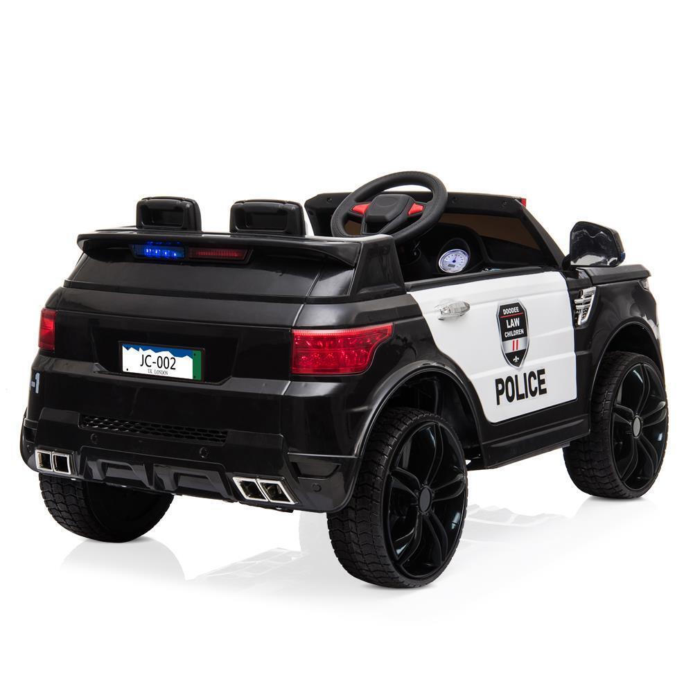 Police SUV Truck Ride-On Toy for Kids with 12V Battery and Remote Control