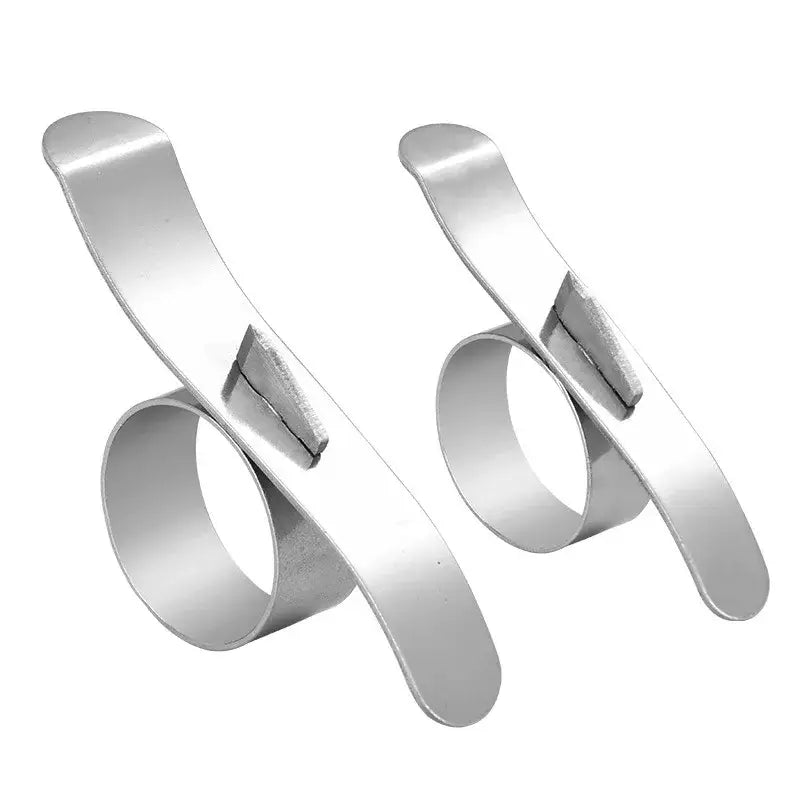 Polished stainless steel citrus peeler kitchen zester ring
