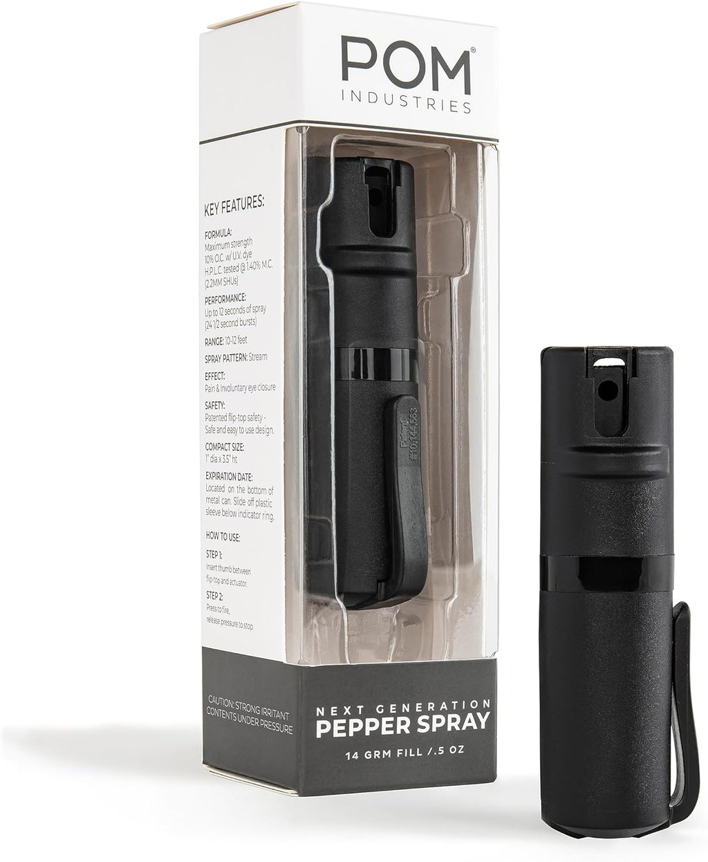 POM Pepper Spray (Clip)