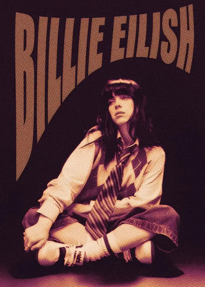 Artistic green & black b-billies series poster – bedroom canvas art