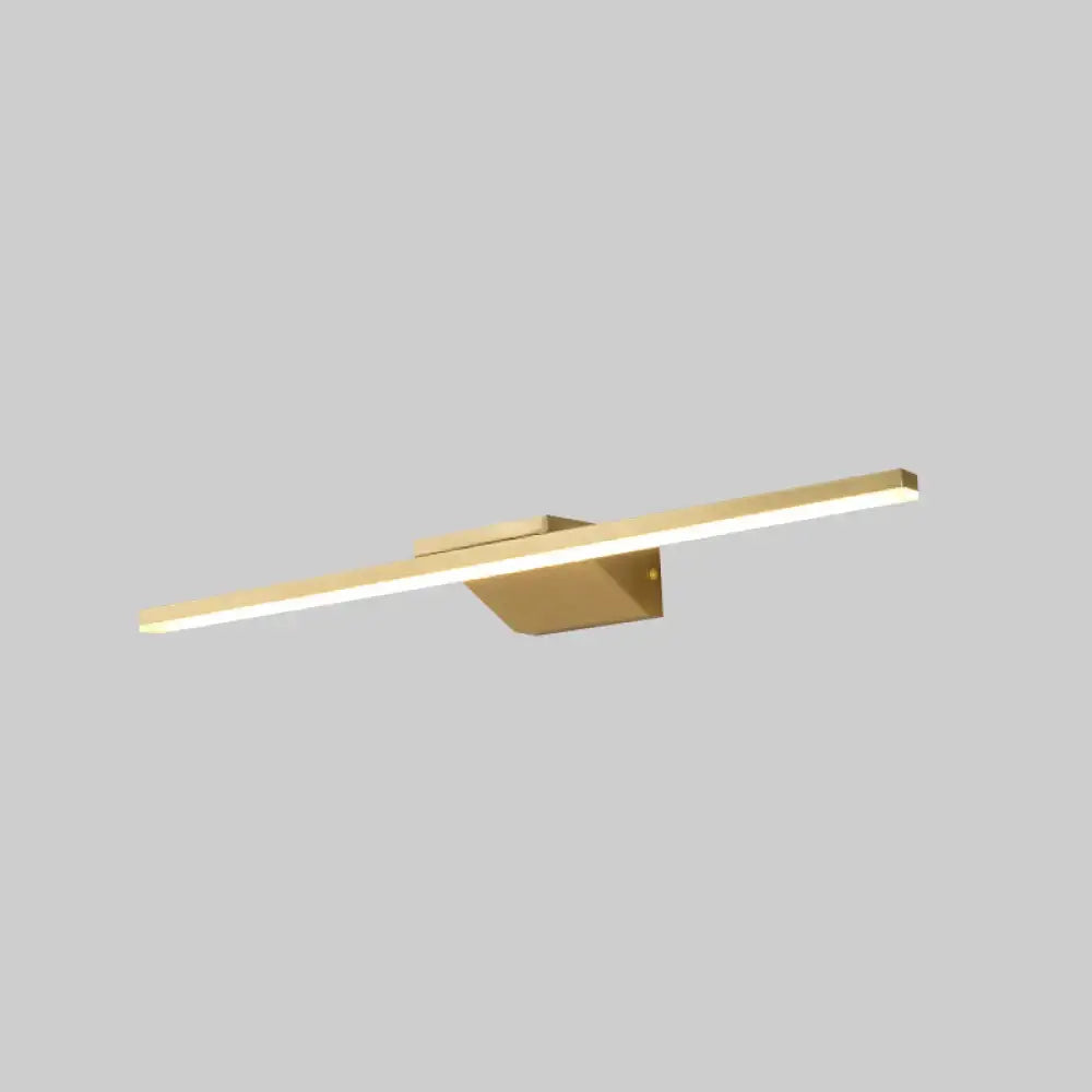 Postmodern gold led sconce acrylic bath wall light bathroom fixture