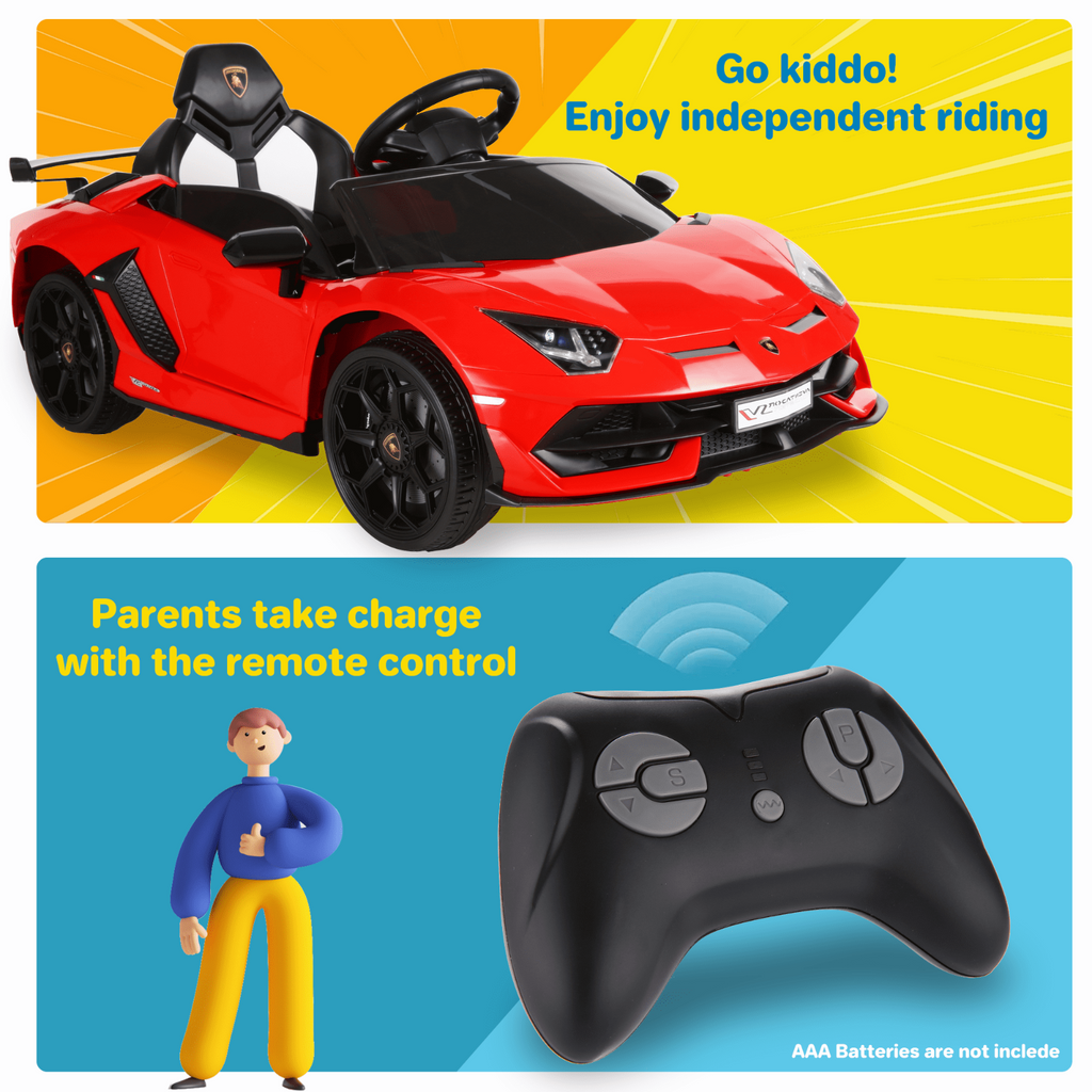 Electric 12V Battery-Powered Kids Ride-On Car with Remote Control and MP3 Player - Perfect Gift for Little Ones