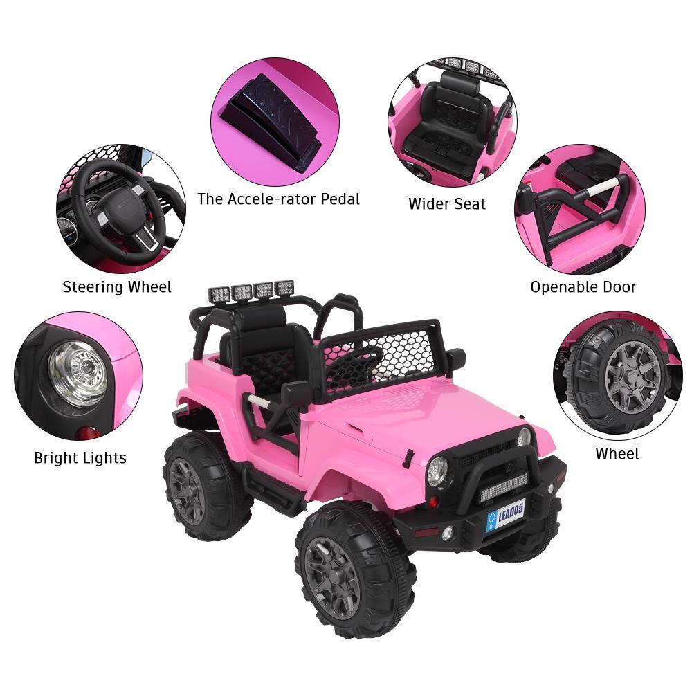 Premium 12V Electric Ride-On Car for Kids with Remote Control and 3 Speed Options