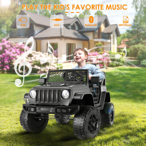 Premium 12V Ride-On Truck for Kids with Parental Remote Control and 3 Speed Options