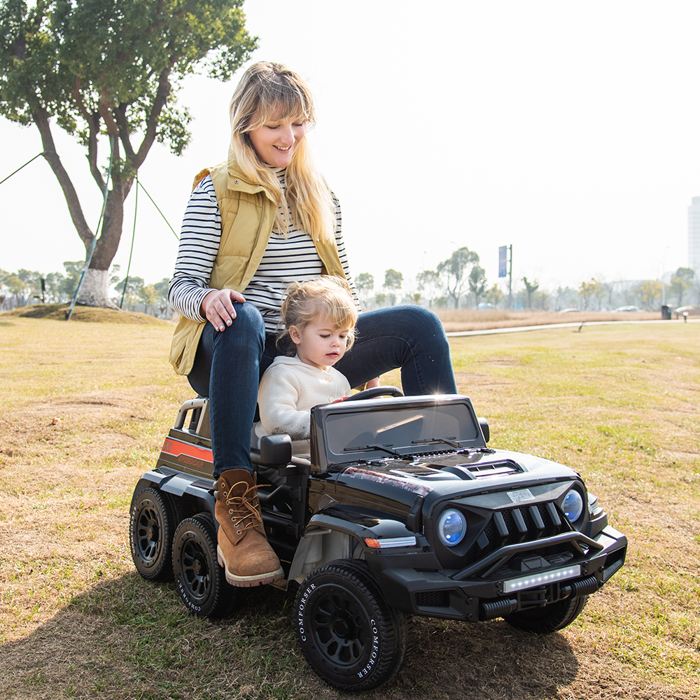 Premium 2-Seater Electric Ride-On Car for Kids with Remote Control - 24V Power and 6 Wheels
