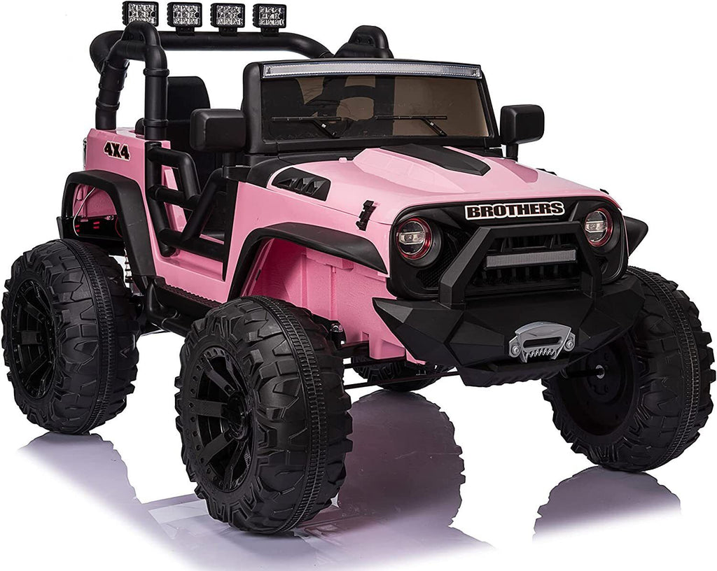 2-Seater 24V Electric Jeep for Kids with Remote Control and 2X200W Battery Power