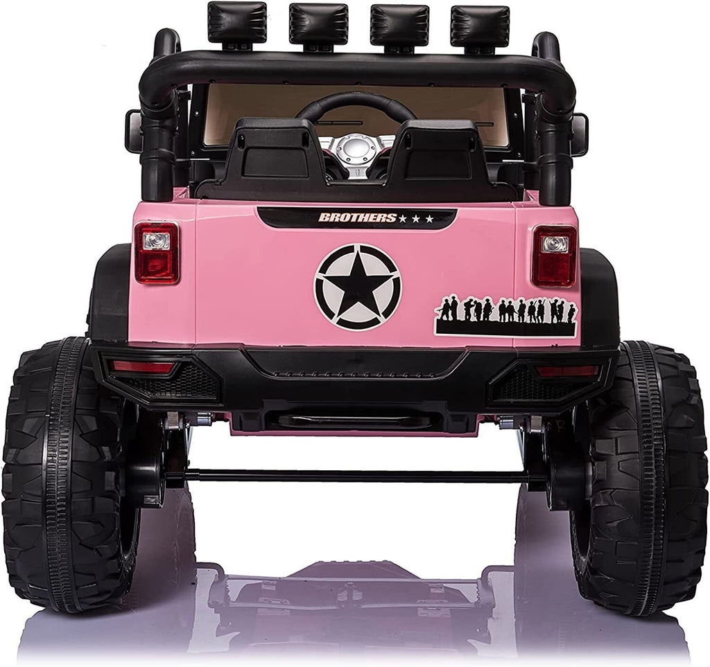 2-Seater 24V Electric Jeep for Kids with Remote Control and 2X200W Battery Power