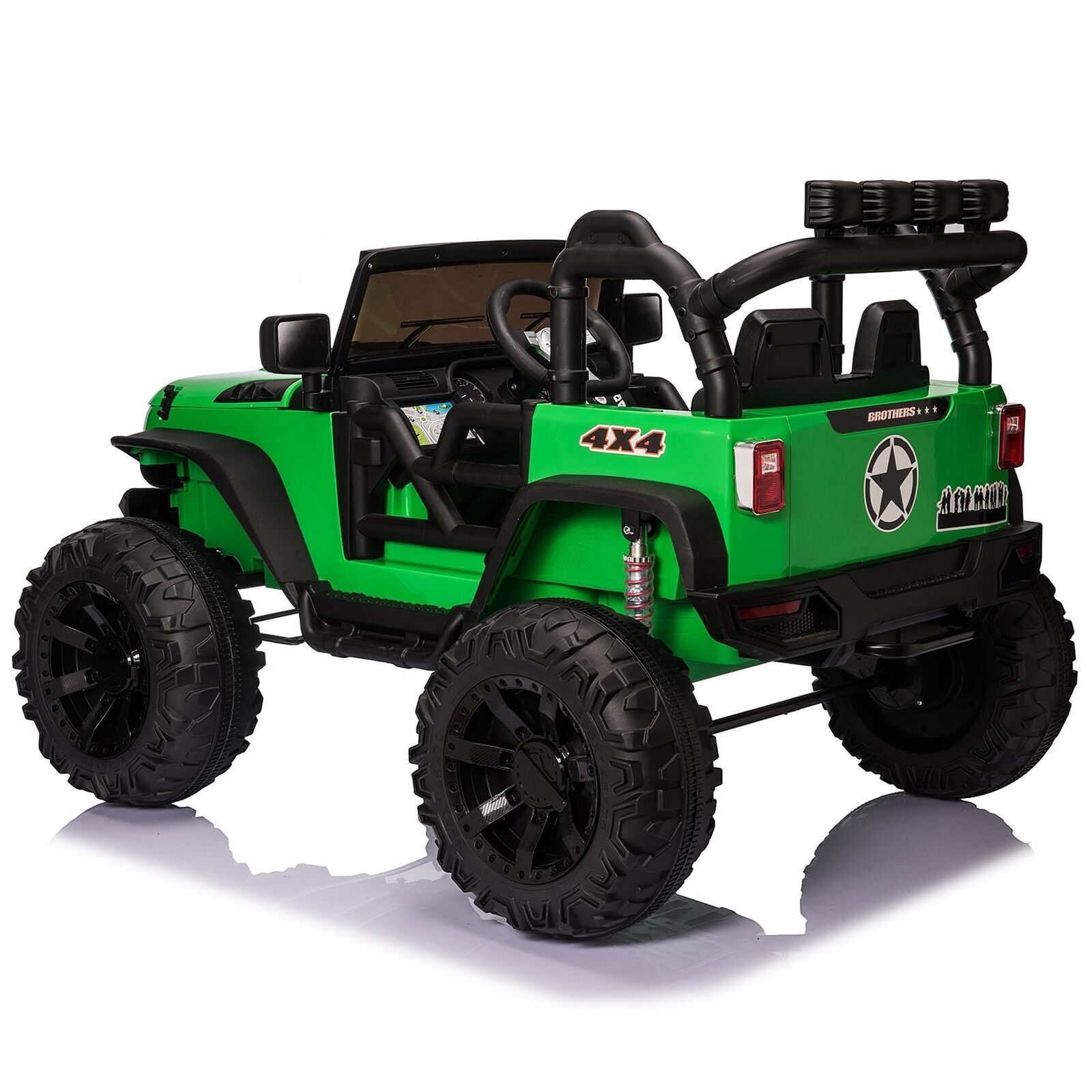 Premium 24V 2-Seater Electric Ride-On Car for Kids with LED Lights and Powerful 200W Motors
