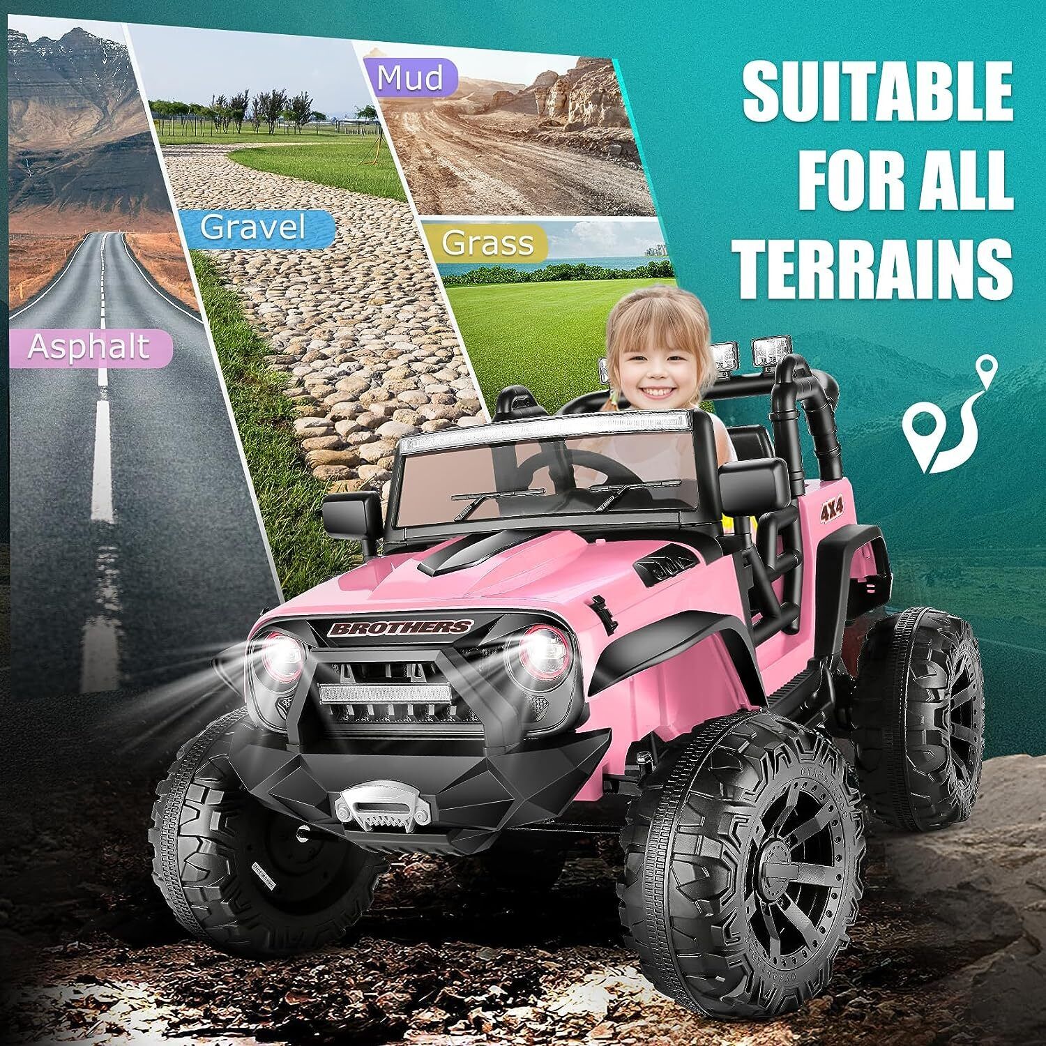 Premium 24V9AH Battery Kids Electric Car with Remote Control and 2x200W Motors - 2 Seater Ride On Toy