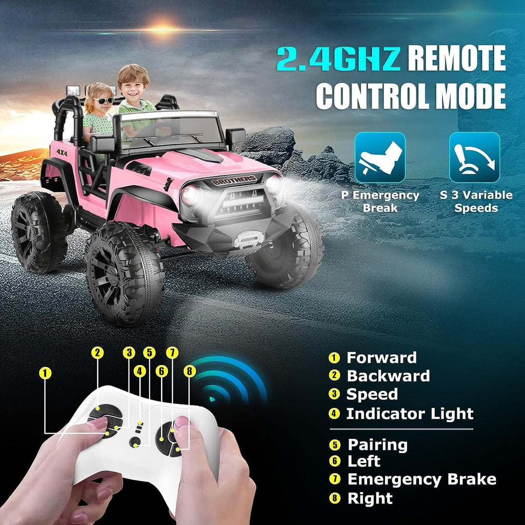 Premium 24V9AH Battery Kids Electric Car with Remote Control and 2x200W Motors - 2 Seater Ride On Toy