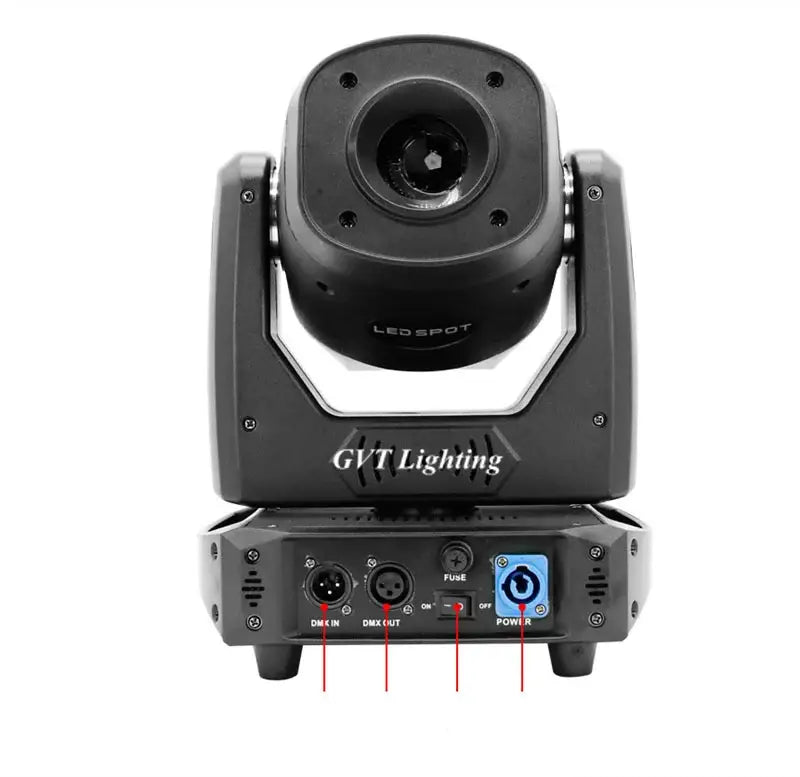Professional black 120w led spot moving head light for performance rooms