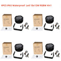 Professional black 18x18w rgbwa uv 6in1 led par stage light