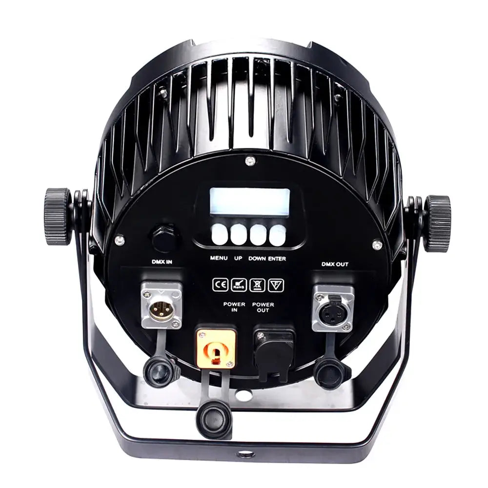 Professional black 18x18w rgbwa uv 6in1 led par stage light