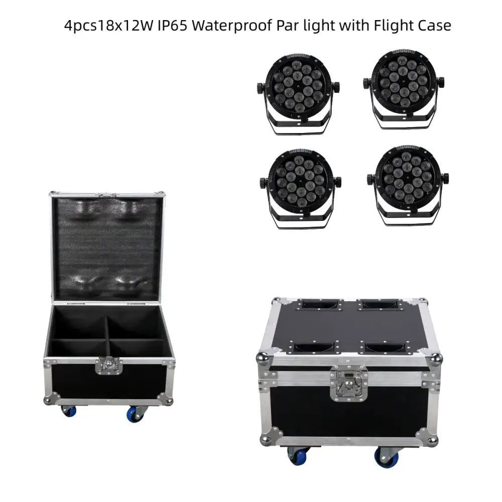 Professional black 18x18w rgbwa uv 6in1 led par stage light
