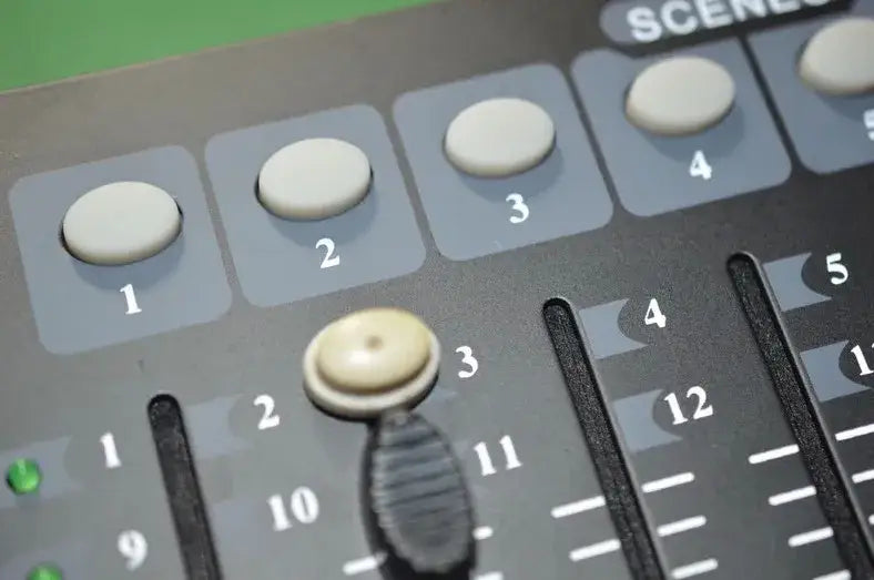 Professional black dmx controller stage lights console for event room