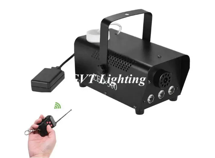 Professional black metal wireless control smoke machine stage equipment