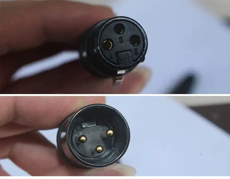Professional black shielded dmx cables 15 pack stage lighting accessory