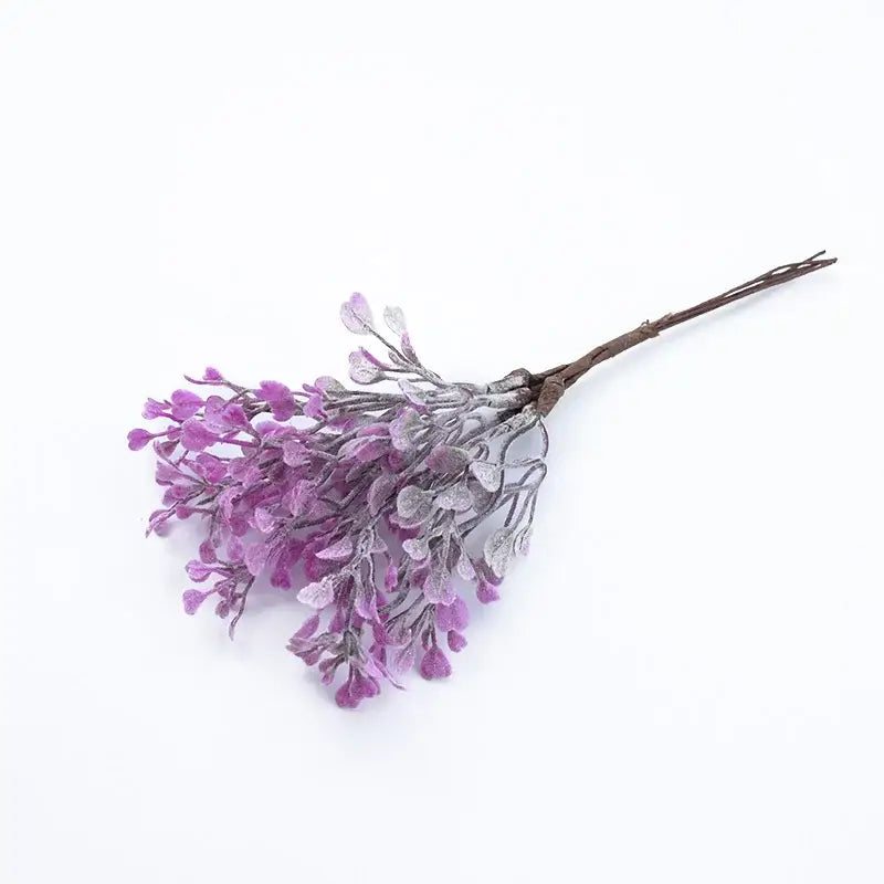 Purple & green decorbites artificial flower vase living room decor