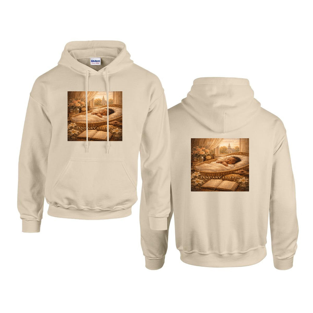 Men's MLK Hoodie "The Birth" - USA Printed Double Sided