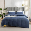 Quilted tan duvet cover set bedroom soft bedding with pillowcases