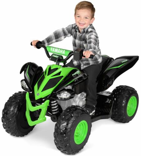 Raptor ATV 12V Battery-Powered Ride-On with Custom Graphics and Sound Effects - Suitable for Ages 3 and Up