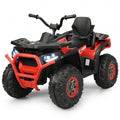 Red 12V Kids Electric ATV Quad with MP3 and LED Lights