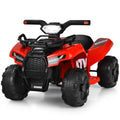 Red Electric Ride On Car for Kids with LED Lights and MP3 Player - Perfect for Toddlers!