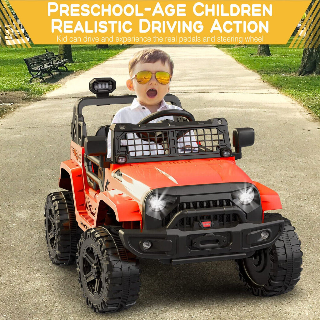 Exciting 12V Ride-On Truck Car Toys for Kids Ages 3-8 with Remote Control