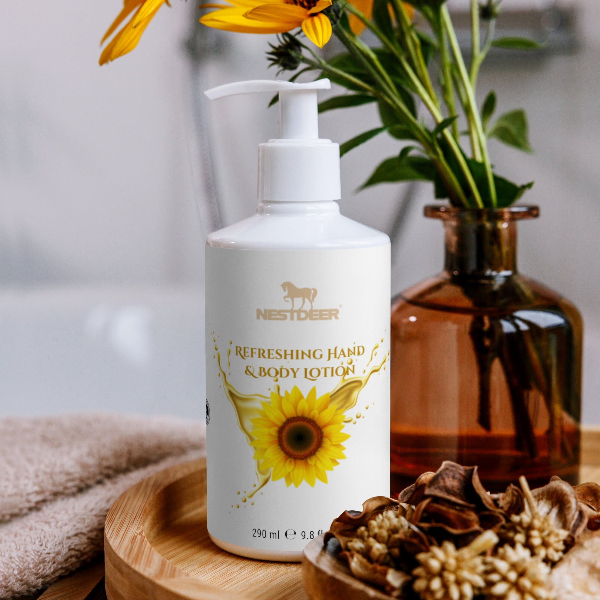 Refreshing hand & body lotion