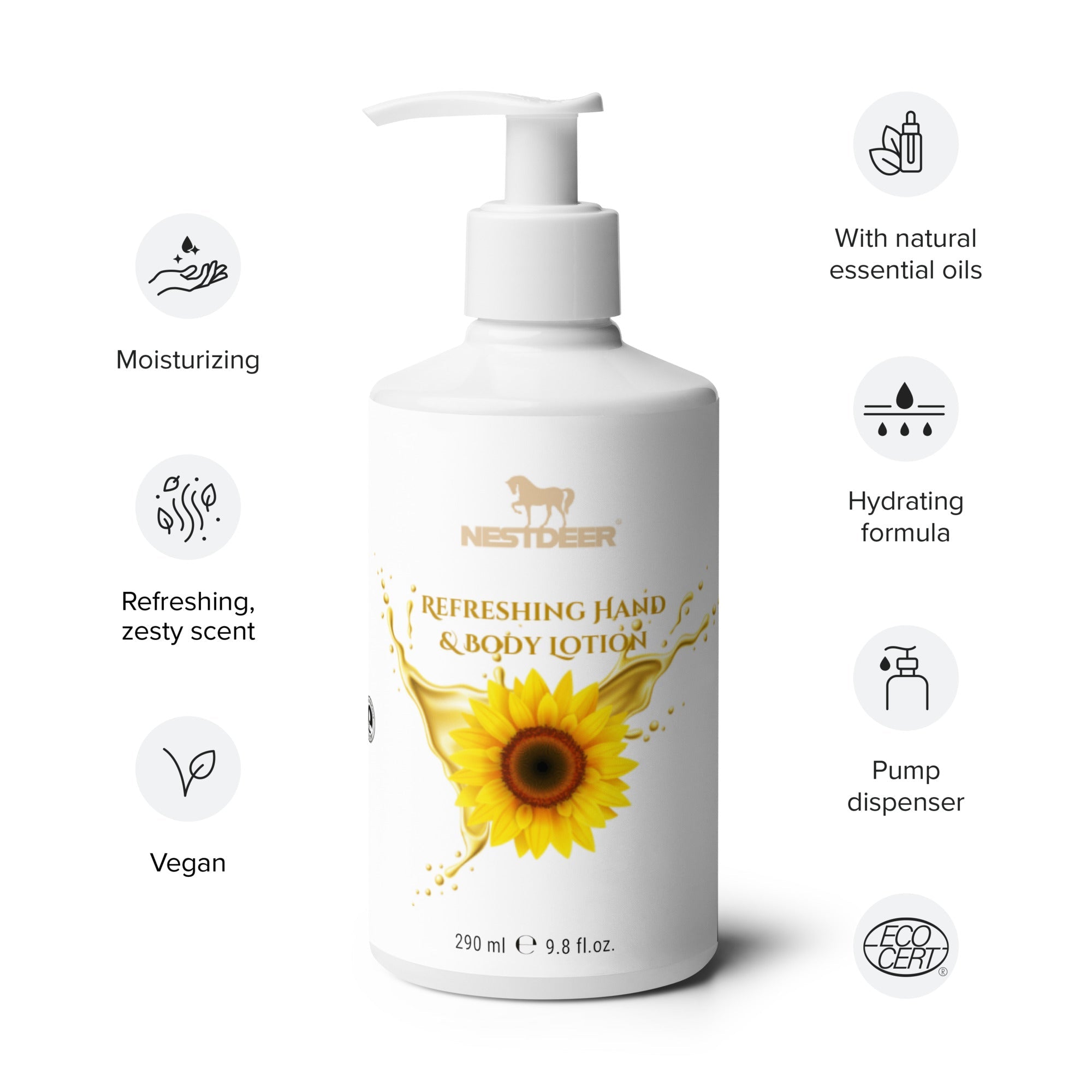 Refreshing hand & body lotion
