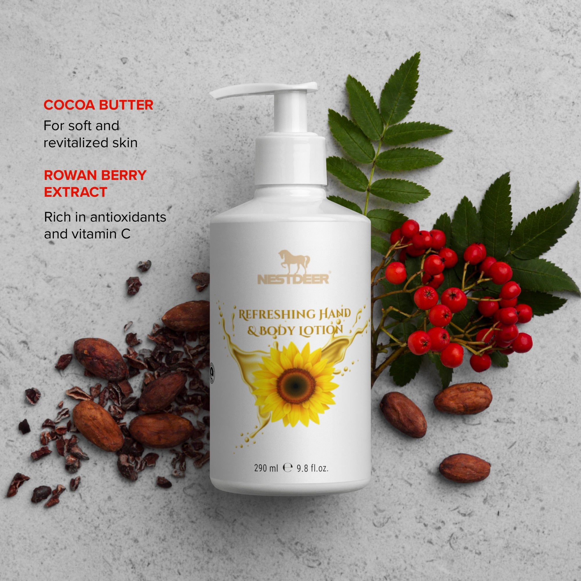 Refreshing hand & body lotion