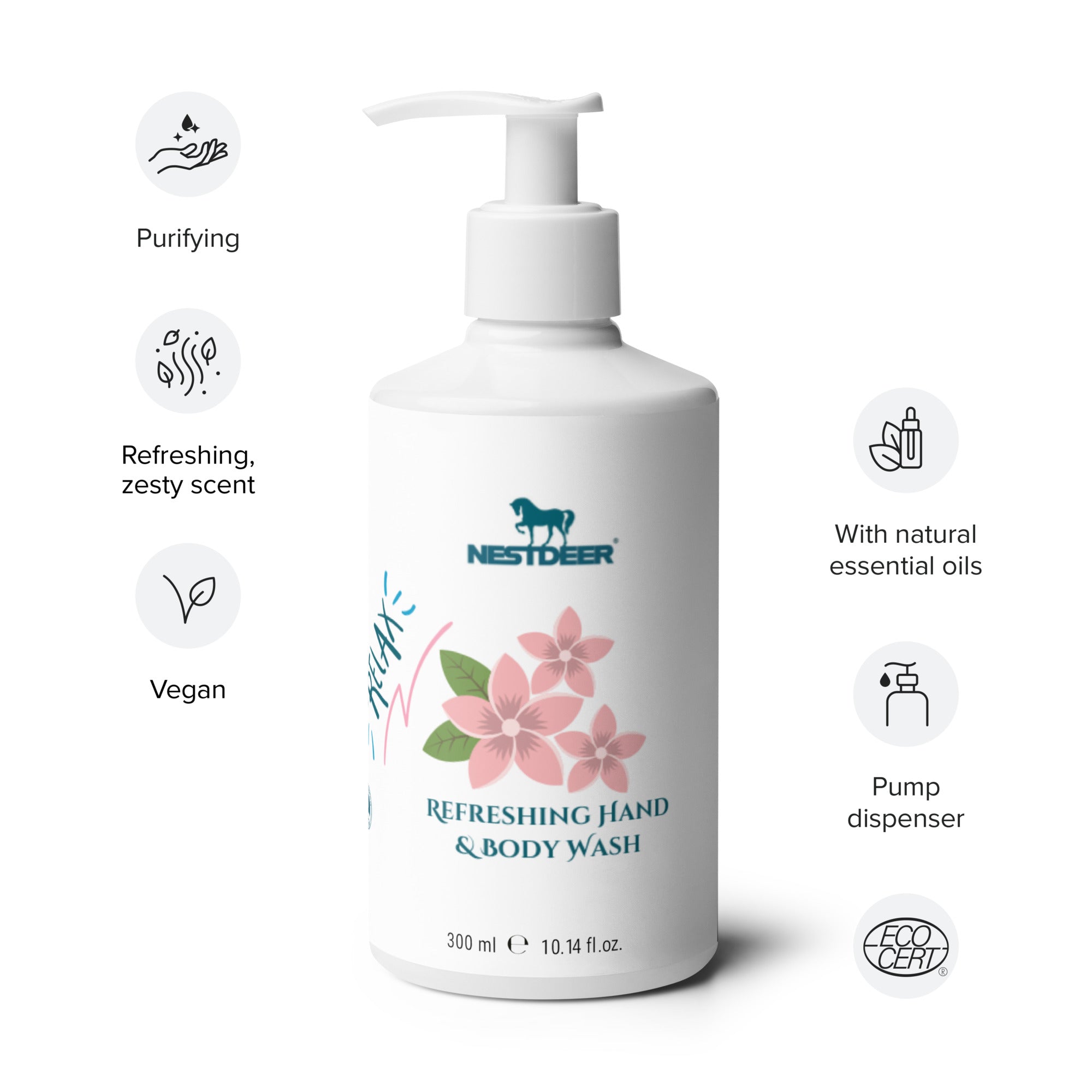 Refreshing hand & body wash