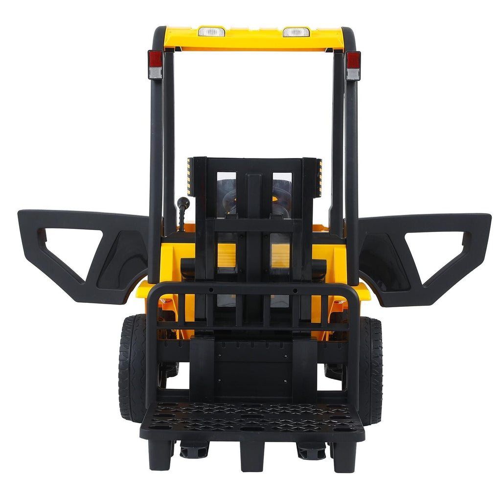Remote Control Electric Forklift Toy with Lifting Rod for Kids - 12V Power